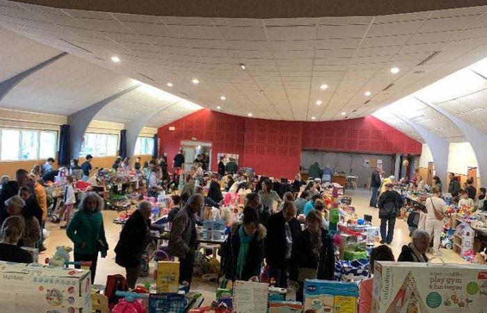 A look back at a very successful toy and book exchange