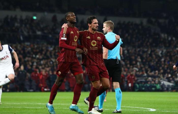 Europa League: Hummels strikes late in the match and Roma snatch a draw against Tottenham