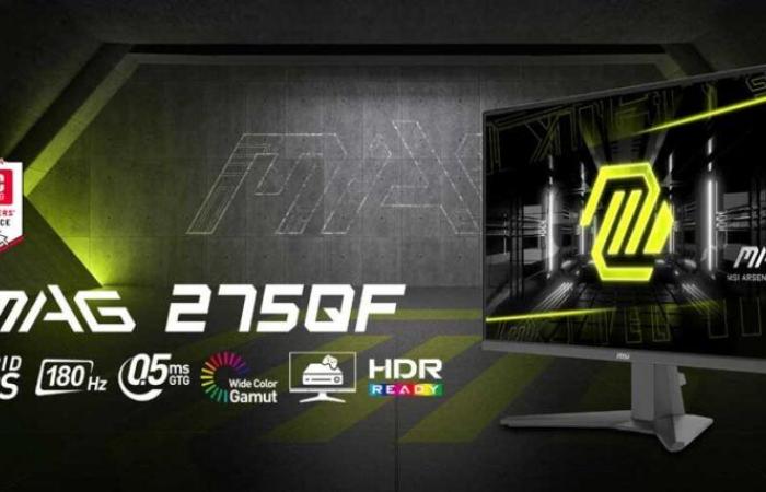 Good deal: the MSI MAG 275QF screen for Black Friday!