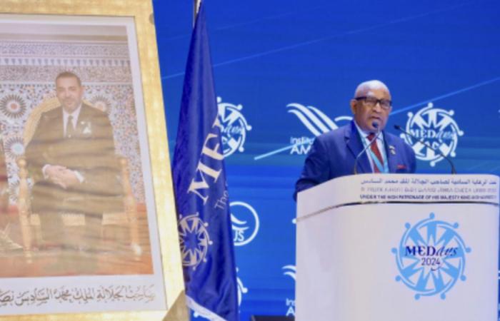 the Comorian President salutes HM the King’s leadership in Africa