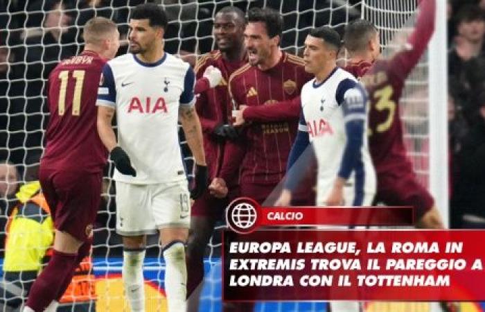 Europa League, Roma find a draw in London at the last minute, only one point for Lazio, hard-fought victory for Fiorentina