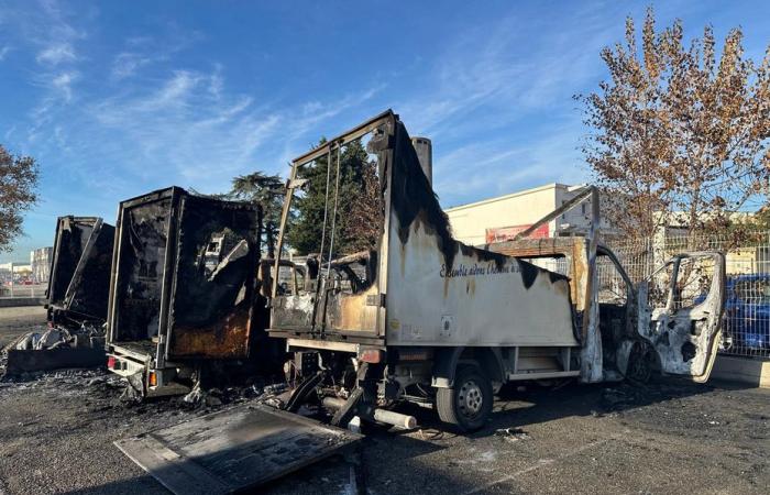 Six food bank trucks set on fire at the Nîmes station market, the trail of the planned arson