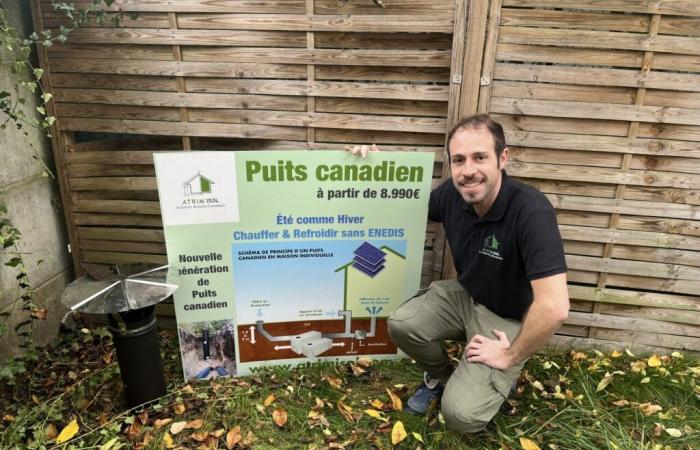 This resident of Val-d'Oise manufactures Canadian wells, economical and ecological heating