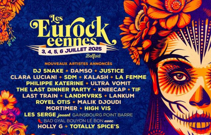 Les Eurockéennes de Belfort 2025: DJ Snake, Justice, Damso… the rest of the program