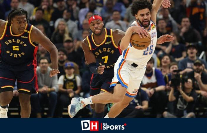 NBA: Ajay Mitchell and OKC win the shock at Golden State, defeat for Toumani Camara