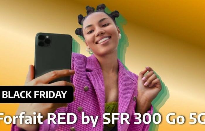 SFR cuts prices with the Black Friday 300GB 5G package for €9.99!