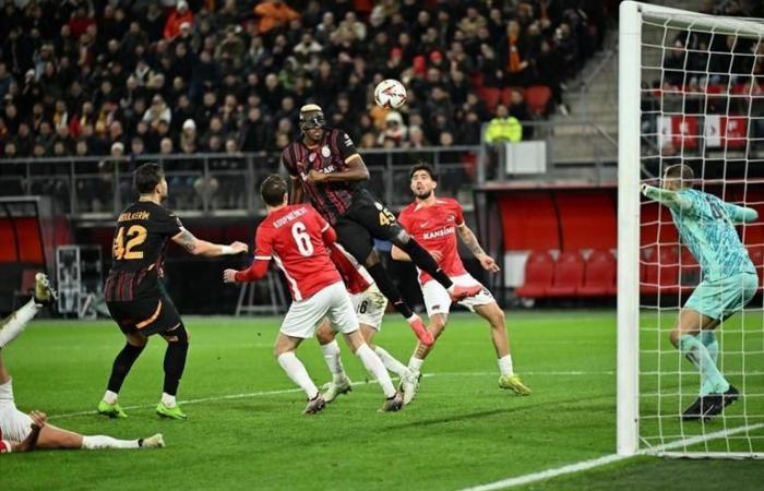 The fateful moment of the AZ Alkmaar – Galatasaray match! Osimhen’s goal was ruled offside, the penalty expectation was unsuccessful