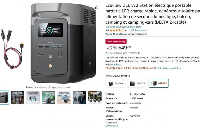 EcoFlow DELTA 2 on Black Friday Promo – Save €550 on the 1800W Portable Electric Station with Fast Charging & Scalable Capacity