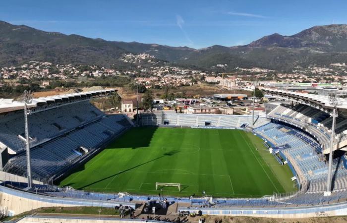 The Professional Football League orders the closed session of the Armand-Cesari stadium as a precautionary measure