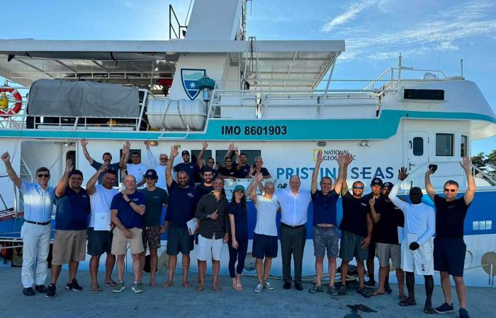 Prince Albert II and Leonardo DiCaprio on an expedition to the Solomon Islands