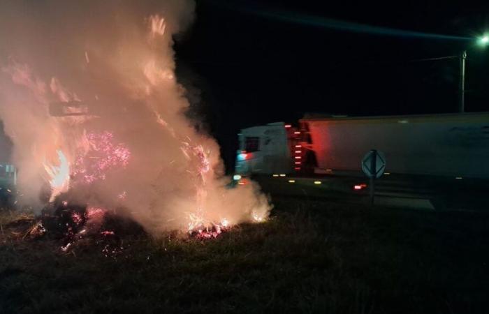 Somme: farmers light “fires of anger” across the department