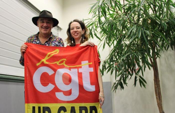 Marie Dufresne elected general secretary of the departmental union of the CGT du Gard after two days of congress in Bagnols-sur-Cèze