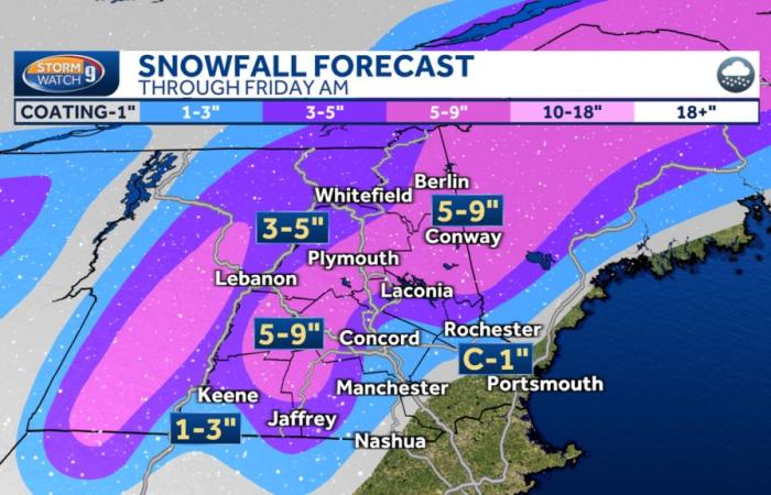 Thanksgiving storm to bring snow, rain