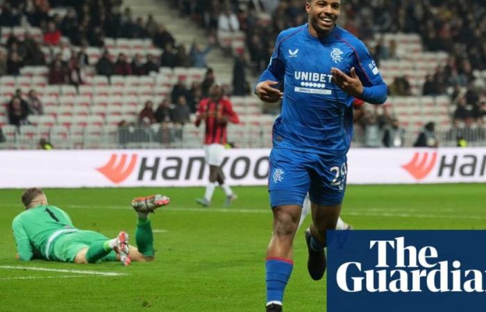 Europa League roundup: Igamane fires Rangers to stunning win in Nice | Europa League