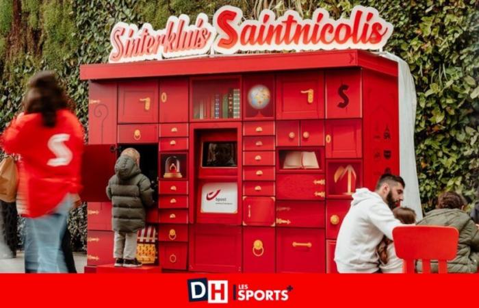 A live response from Saint-Nicolas and a bag full of surprises: BPost installs its saintnicolis at the Grands Prés de Mons