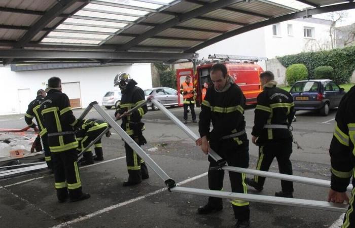 In Plabennec, this gas station catches fire… For real!