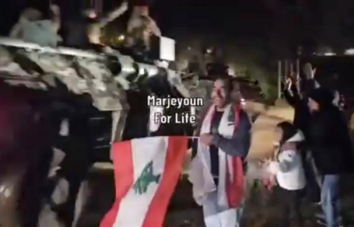 In Qlayaa, residents jubilant at the arrival of the Lebanese army