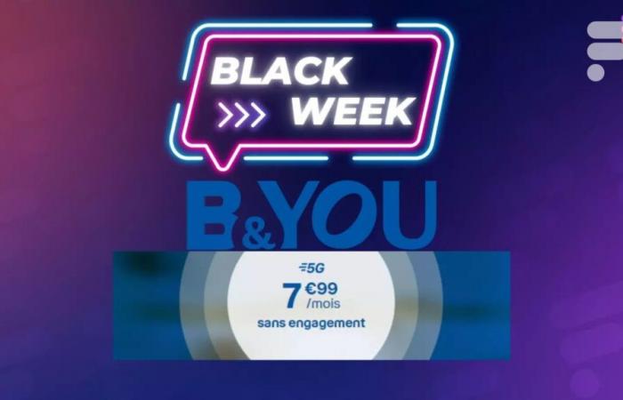 Bouygues Telecom is offering a great 130 GB 5G package at just €7.99/month for Black Friday