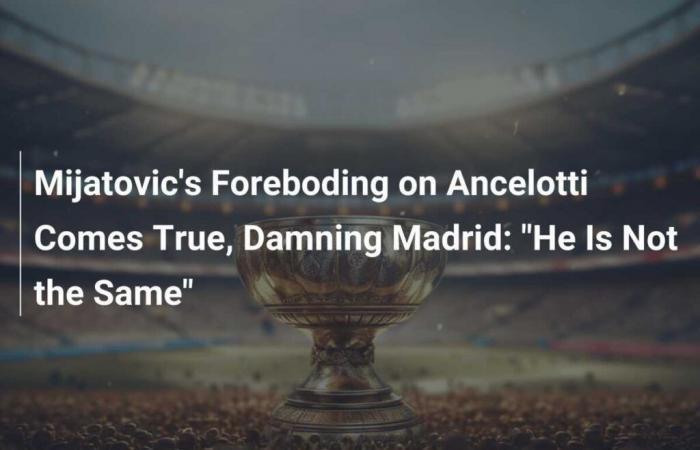 Mijatovic’s Foreboding on Ancelotti Comes True, Damning Madrid: “He Is Not the Same”