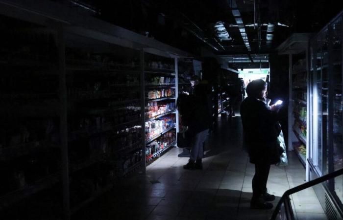 at least a million residents deprived of electricity after Russian “massive attack”