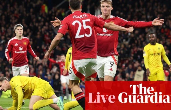 Manchester United 3-2 Bodø/Glimt: Europa League – as it happened | Europa League