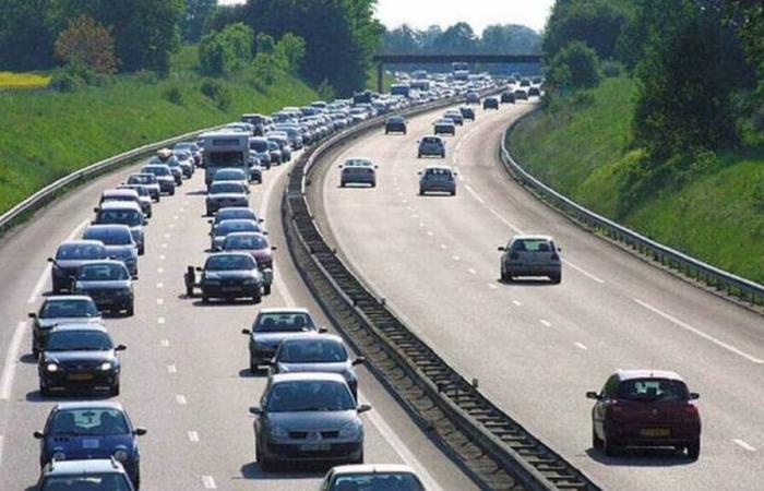 Variable speed limit on this Gironde motorway to regulate car traffic