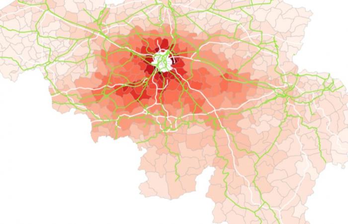 Brussels: which municipalities host the most commuters? (infographic)