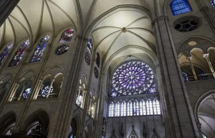 the first images of the interior of the restored cathedral