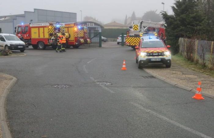 a fire breaks out in a workshop of the CFM company