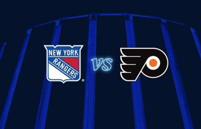 New York Rangers official lineups have been confirmed moments before game against the Flyers