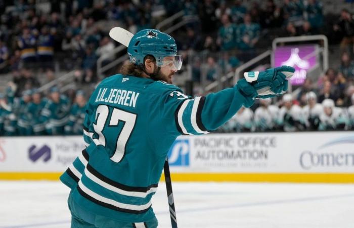 San Jose Sharks, Macklin Celebrini beat Seattle Kraken