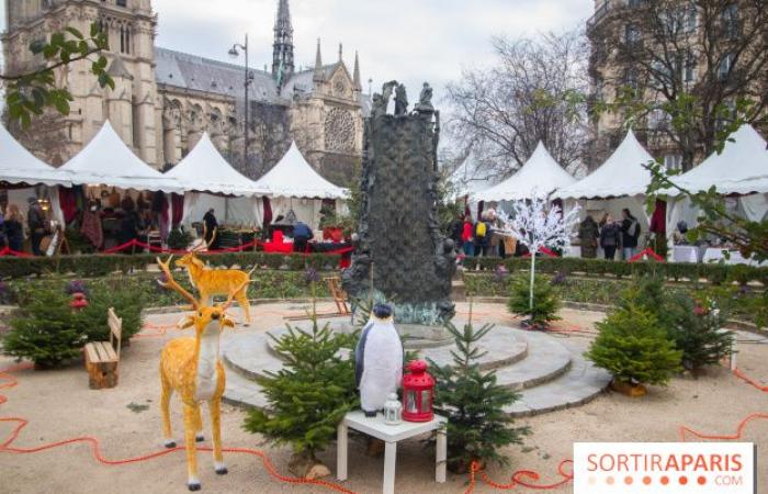 The charming Notre-Dame de Paris Christmas Market in honor of French artists-artisans