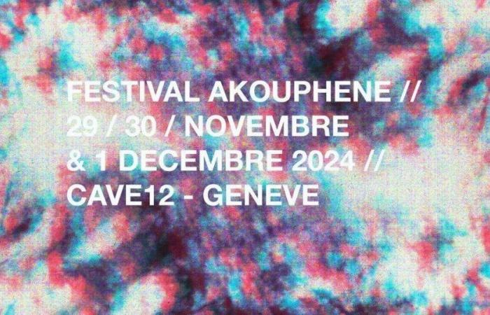 Akouphène, great mass of experimental music, holds its 22nd edition in Geneva – rts.ch