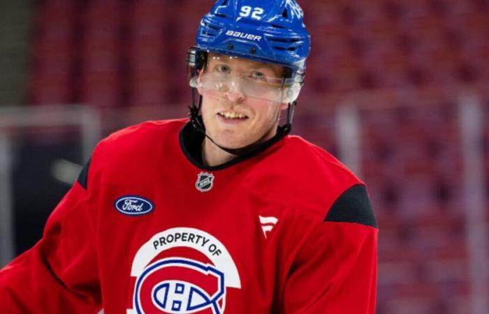 Patrik Laine gives the Canadian a huge scare in training