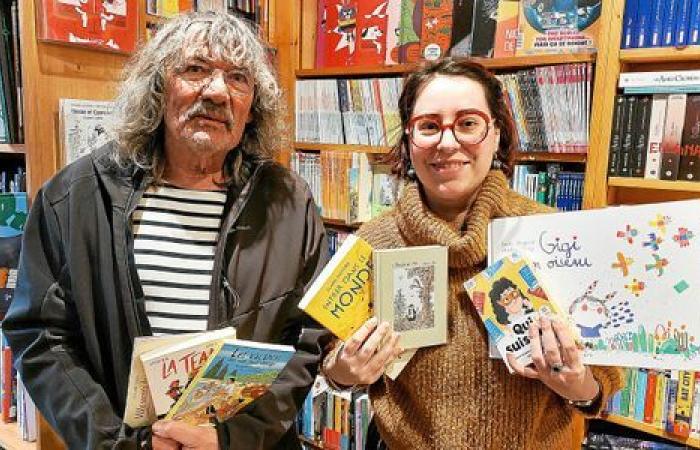 In Lannion, bookstore customers donate books to Secours populaire