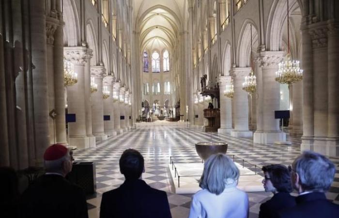 The first images of the cathedral post-reconstruction