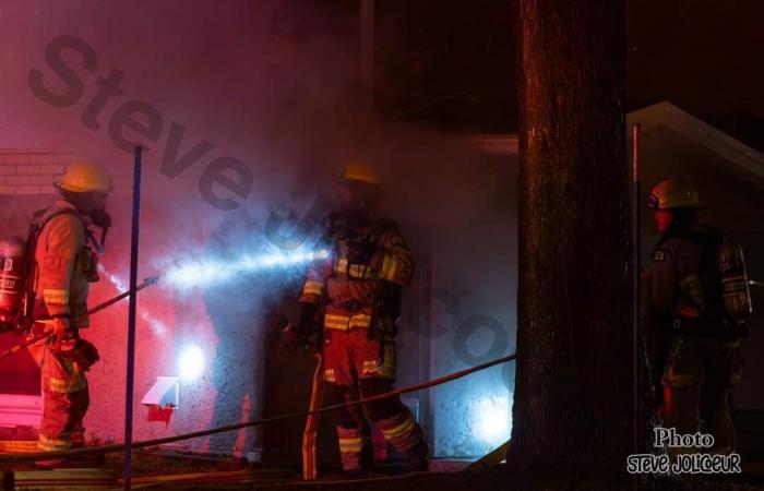 Quebec – A fire on 25th street in Limoilou leaves one seriously injured