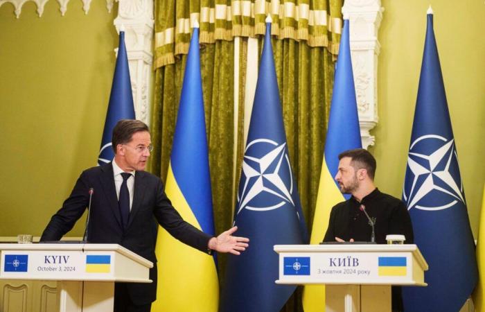 Volodymyr Zelensky discusses the outlines of a ceasefire by calling for partial protection of the territory by NATO