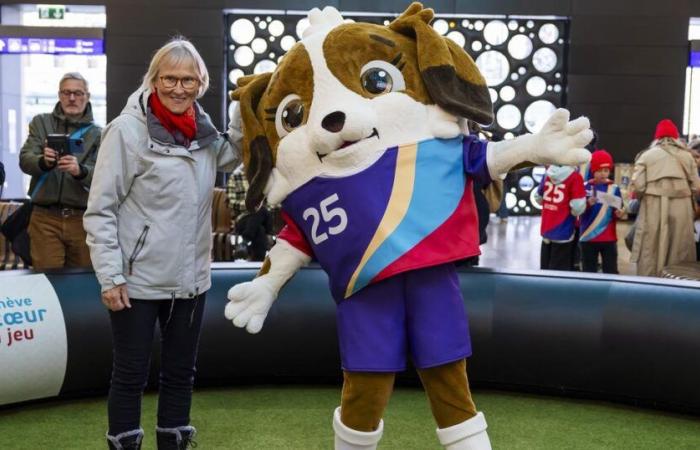 The tournament mascot is called Maddli in homage to Madeleine Boll – rts.ch