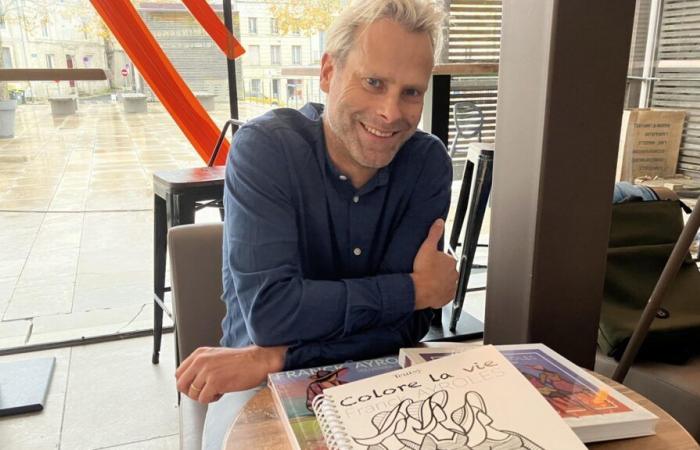 Franck Ayroles, the creator of “Dames” de la Brèche, releases a coloring book