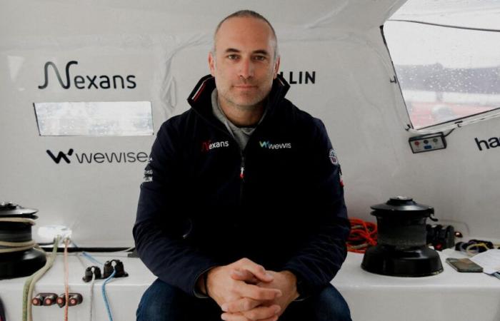 “Isn’t that crazy? »: in the middle of the Vendée Globe in the middle of the Atlantic, the skipper Fabrice Amedeo orders burgers