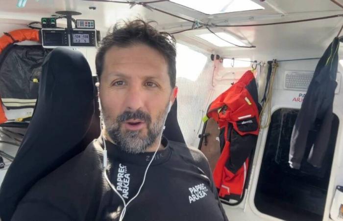 VIDEO Vendée Globe. Yoann Richomme explains his options for escaping the storm