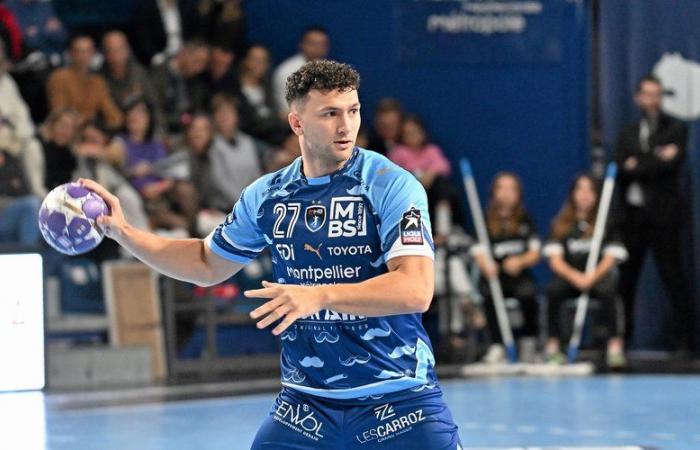 “I like the energy he gives off”: the first match without fuss for Aho, new MHB player, during the quiet victory against Ivry