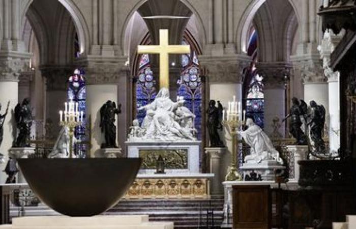 the first images of the interior of the restored cathedral