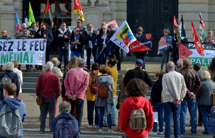 A new rally in Cherbourg for a ceasefire in Gaza