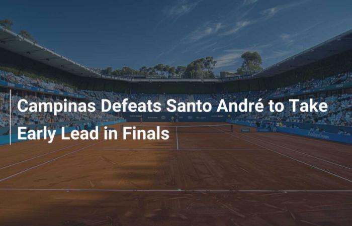 Campinas beats AD Santo André and takes the lead in the final