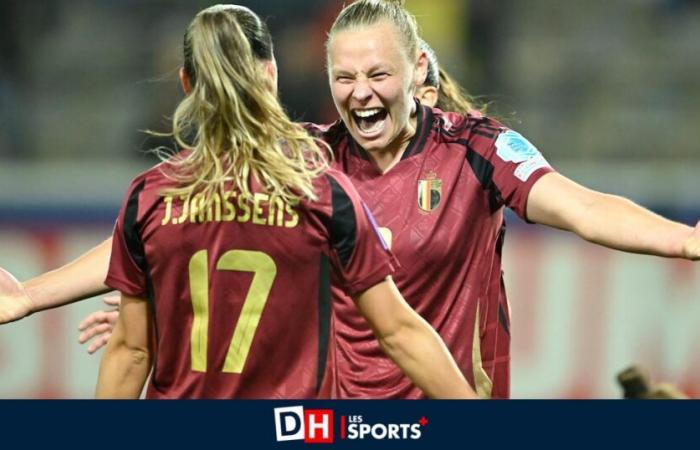 Women’s Euro 2025 qualifications: Victorious against Ukraine, the Red Flames made a huge leap towards Switzerland