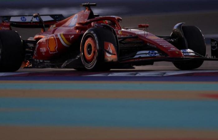 Charles Leclerc wins free practice in Qatar ahead of McLarens