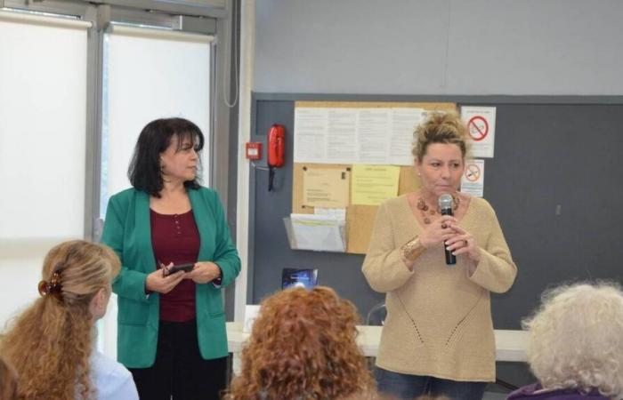 in Hérouville, the association La voix des femmes takes the floor