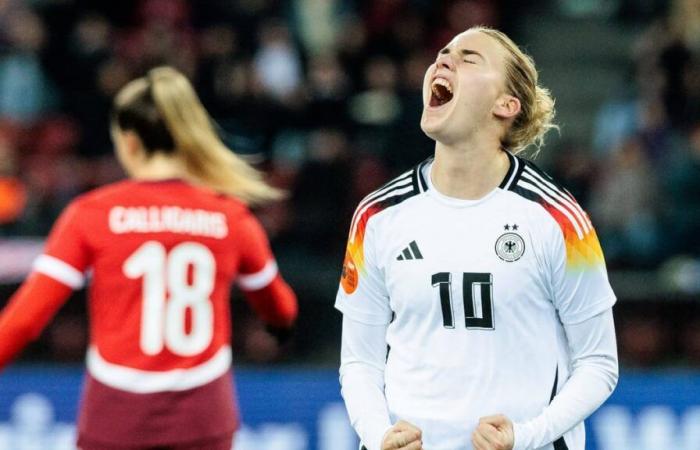 Germany dismantles Switzerland – dream debut for debutante